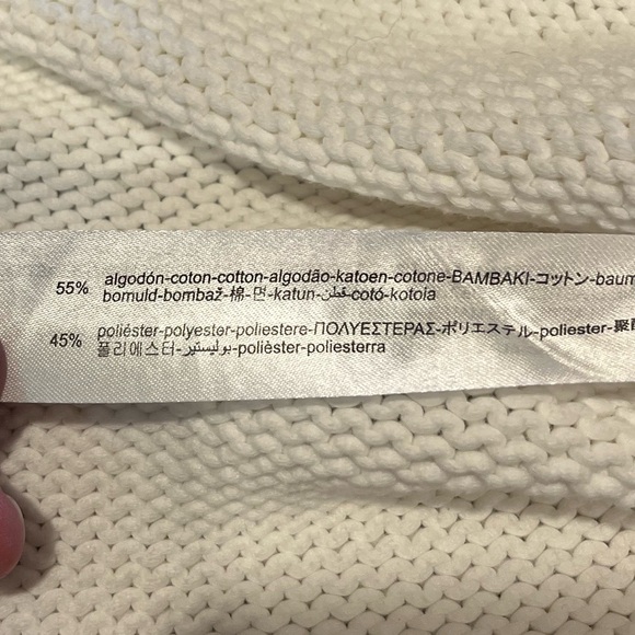 ❣️ ZARA – White Knit Sleeveless Top (M) - Picture 6 of 8